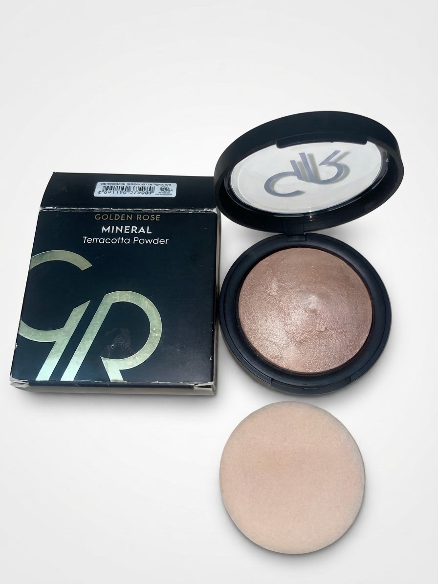 Golden rose mineral terracotta powder