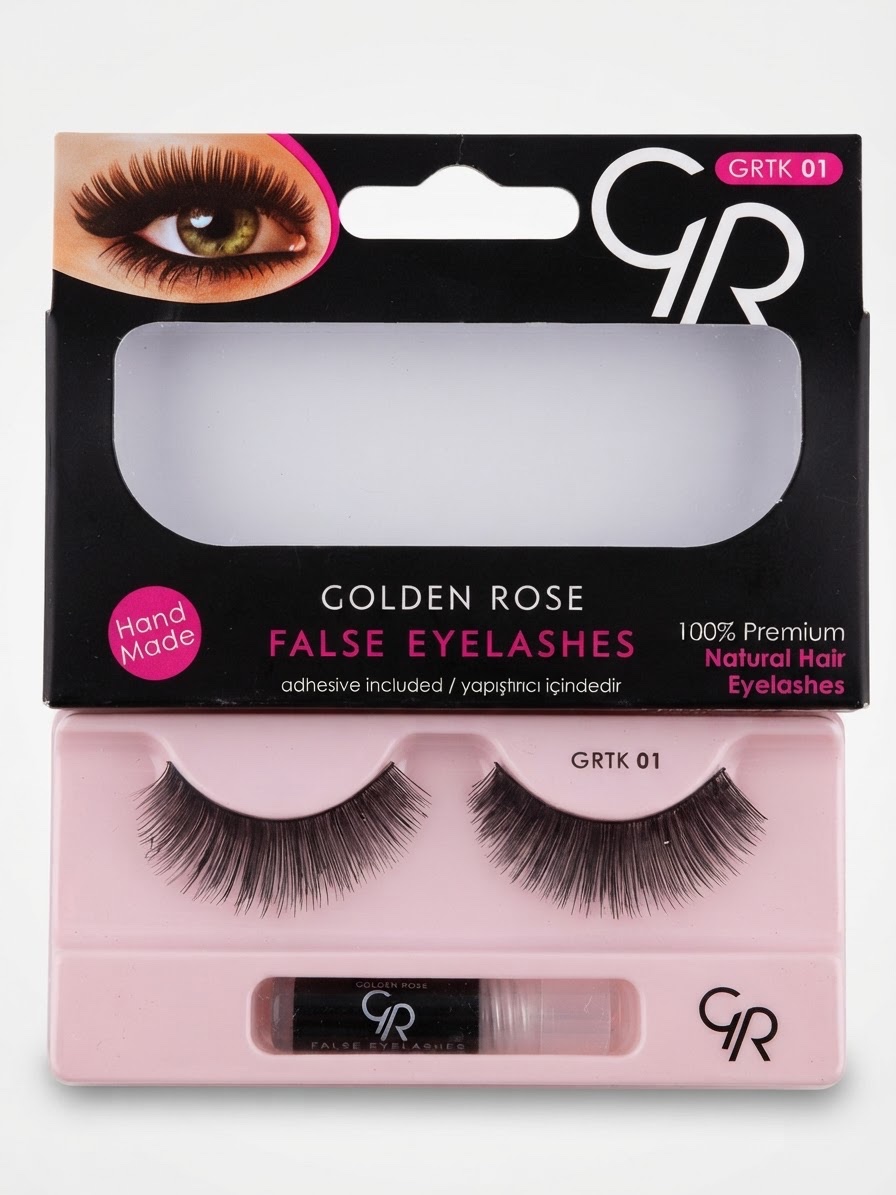 Golden rose eye lashes natural ref:01