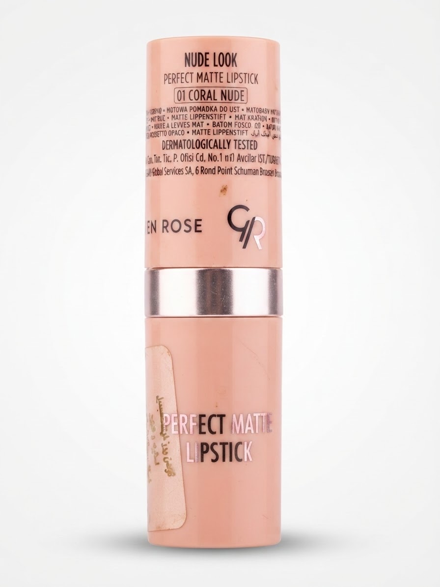 Golden rose matte lipstick 