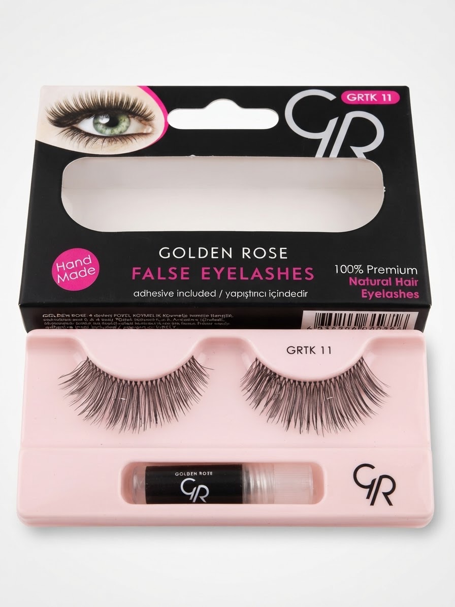 Golden rose eye lashes natural ref:11