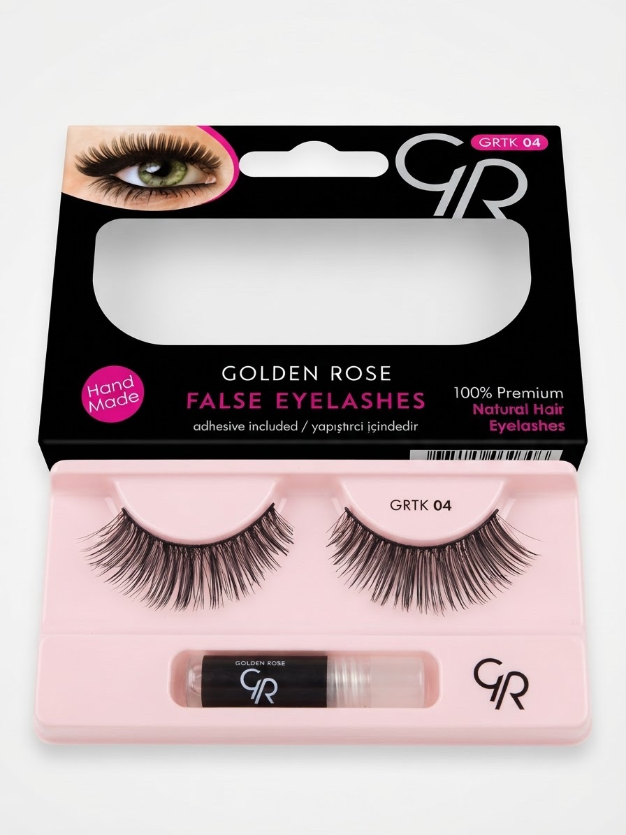 Golden rose eye lashes natural ref:04
