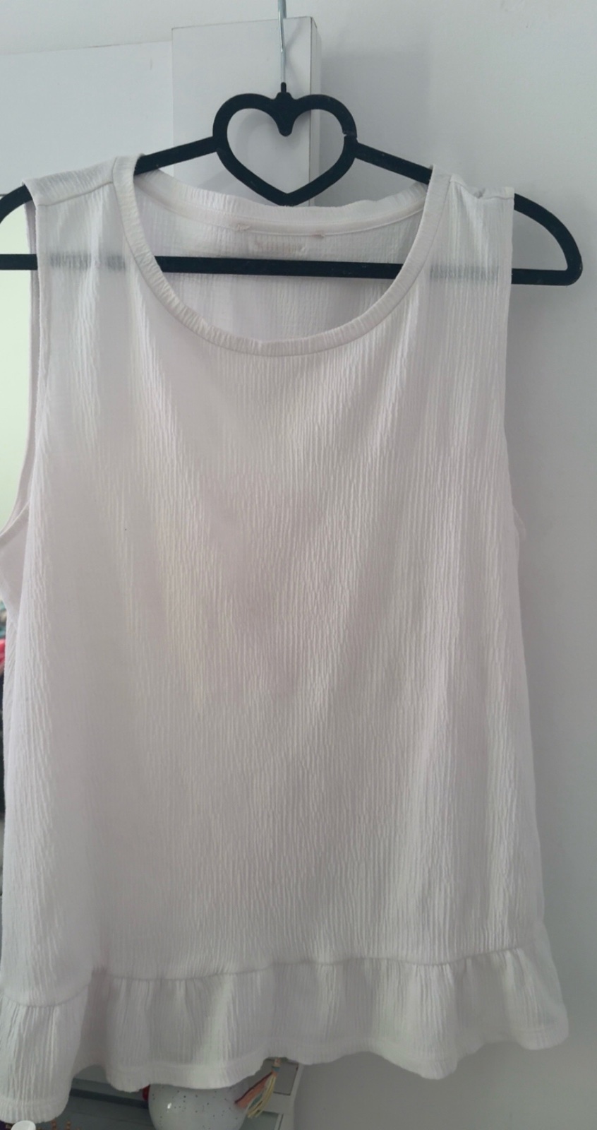 Haut blanc texturé michael kors authentique