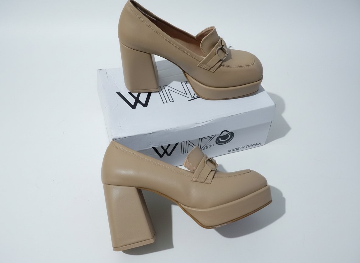 Escarpins Plateformes Style "Loafer" de la marque "WINZO"
