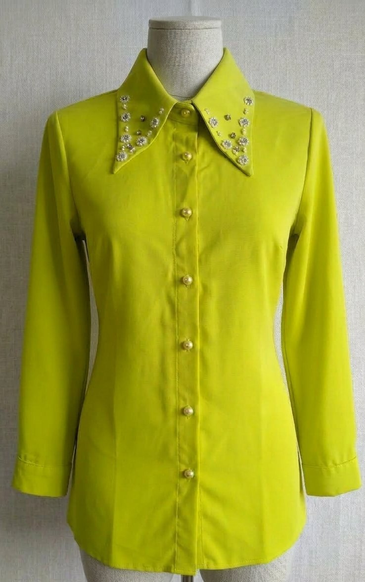 CHEMISE CHIC & BIJOU : L'ÉCLAT DES STRASS.(46/48)