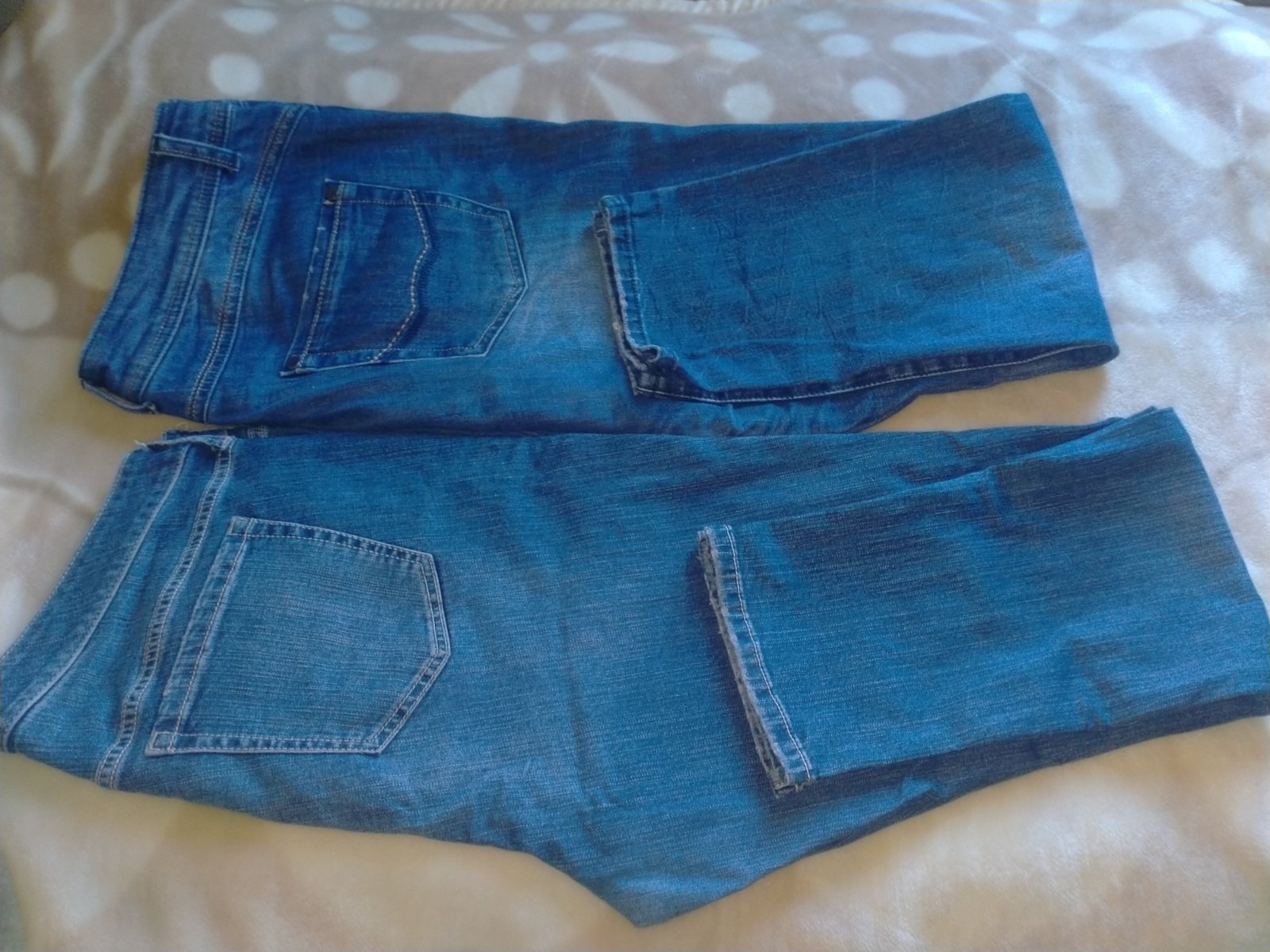 Pack deux pantalons jeans Boyfriend taille 44/46