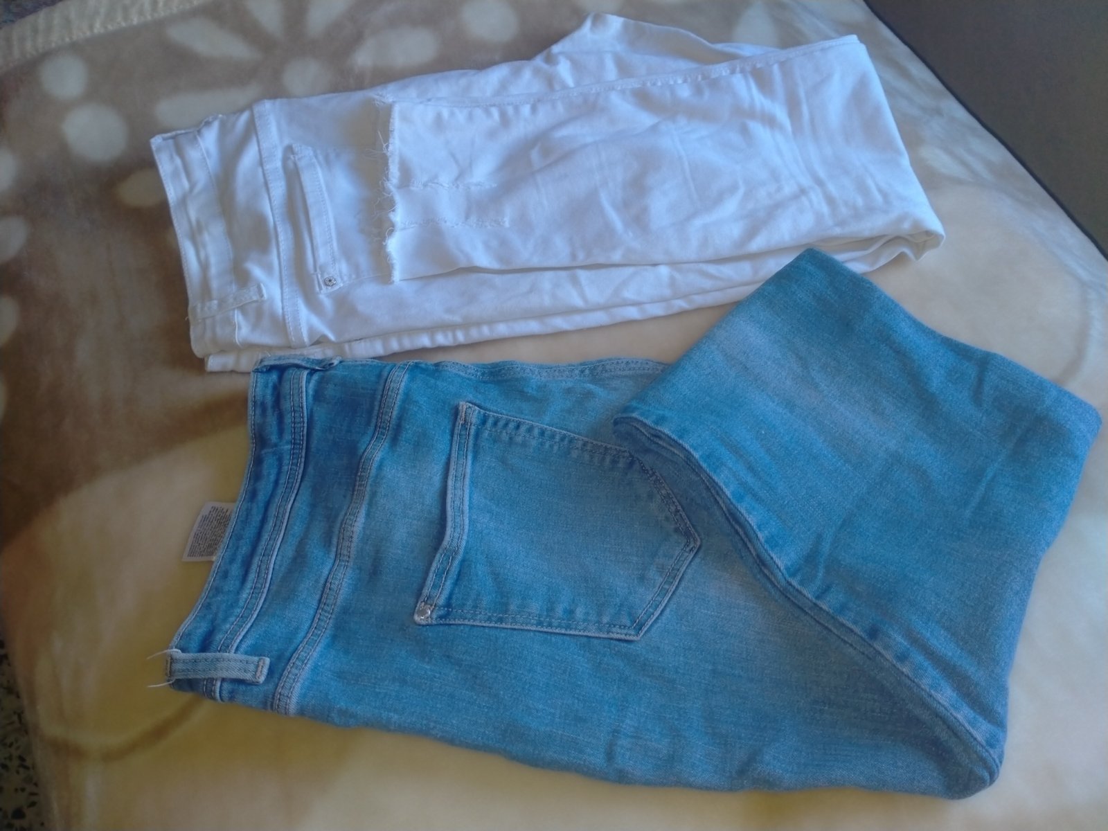 Pack deux pantalons jeans Skinny taille 44/46 