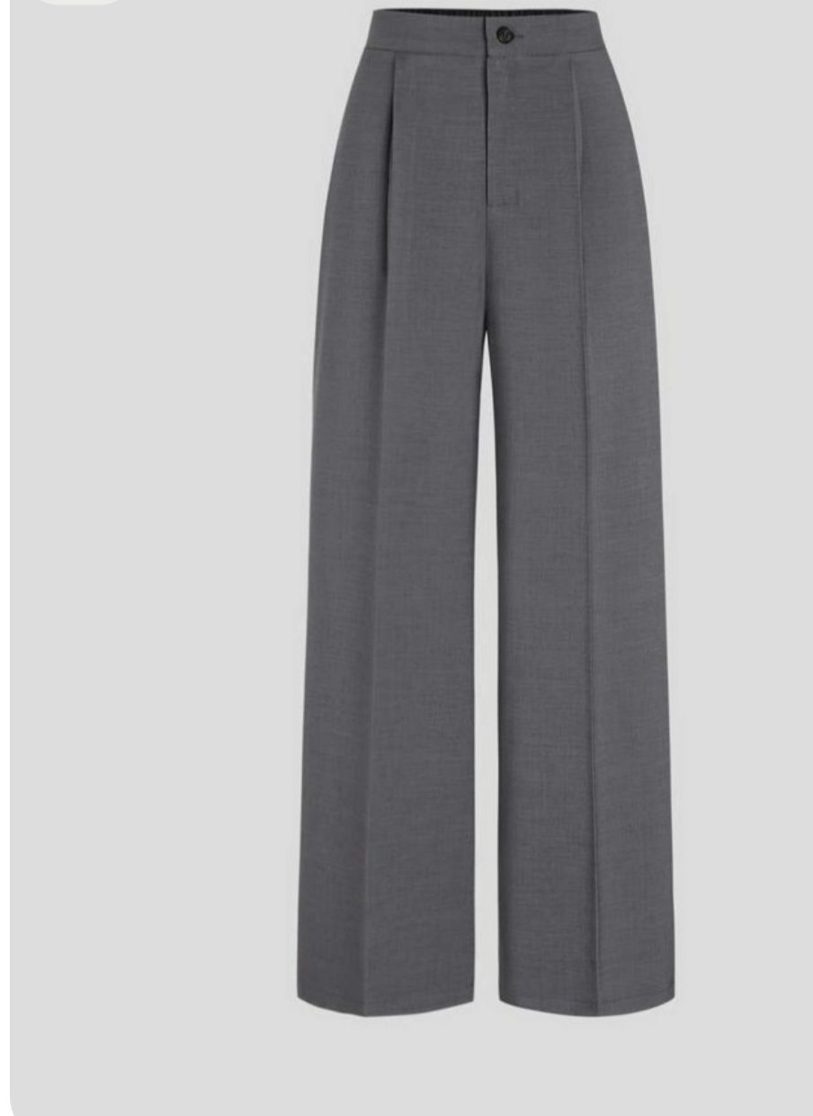 Pantalon gris large 