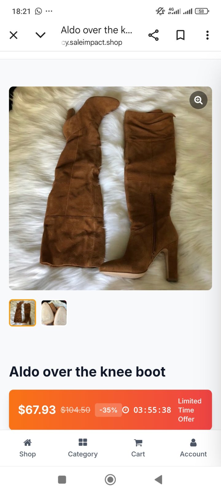 Boots ALDO yhabel 7titlkom le prix de la bonne occasion lbara forsa le tou3ad lbnet 🥰