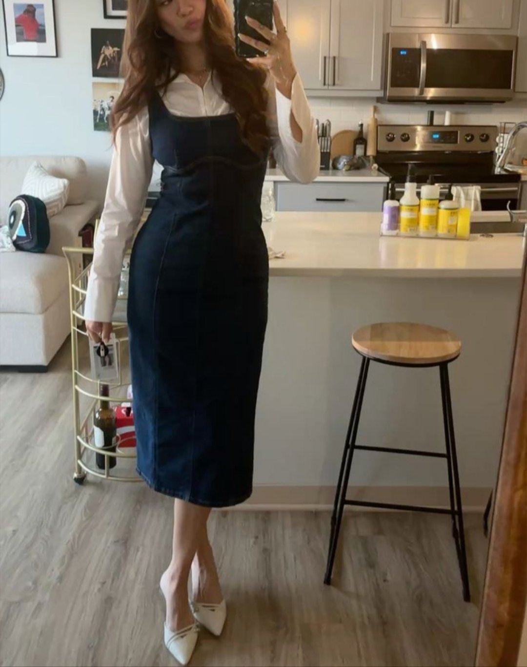 Salopette robe Jean t9tel 