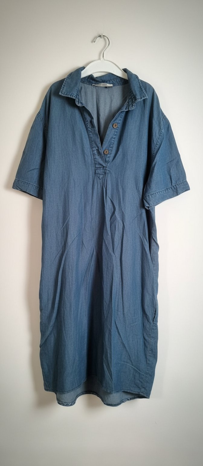 Chemise femme en jean longue – Ben Mabrouk (taille 38) ✨