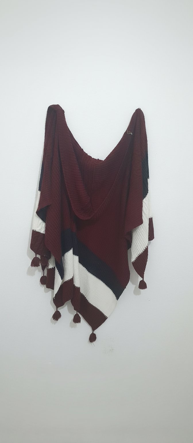Poncho en laine 