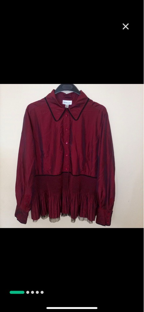 Chemise burgundy
