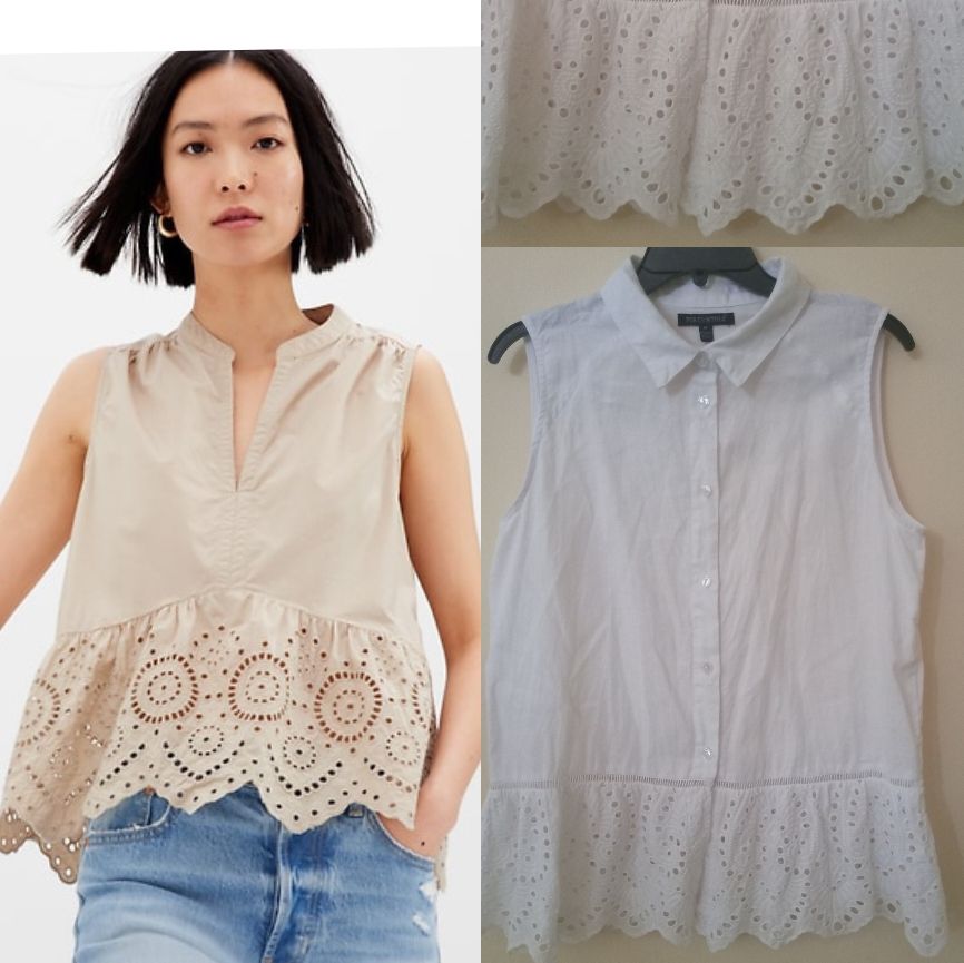 Chemise broderie anglaise 