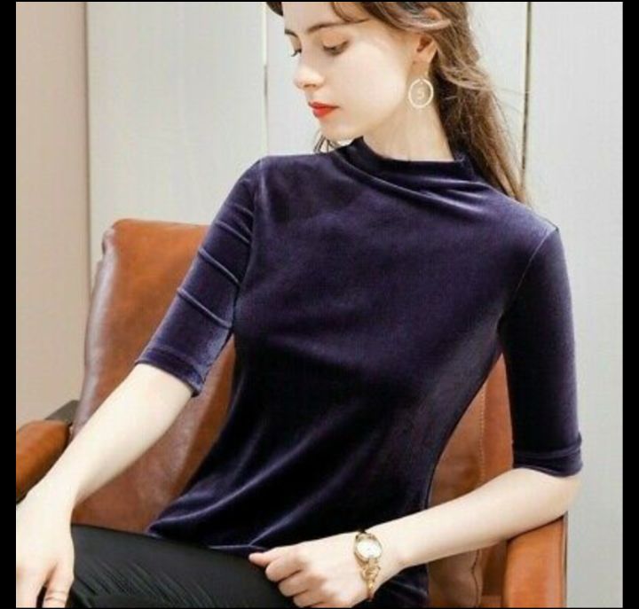Top en velours 