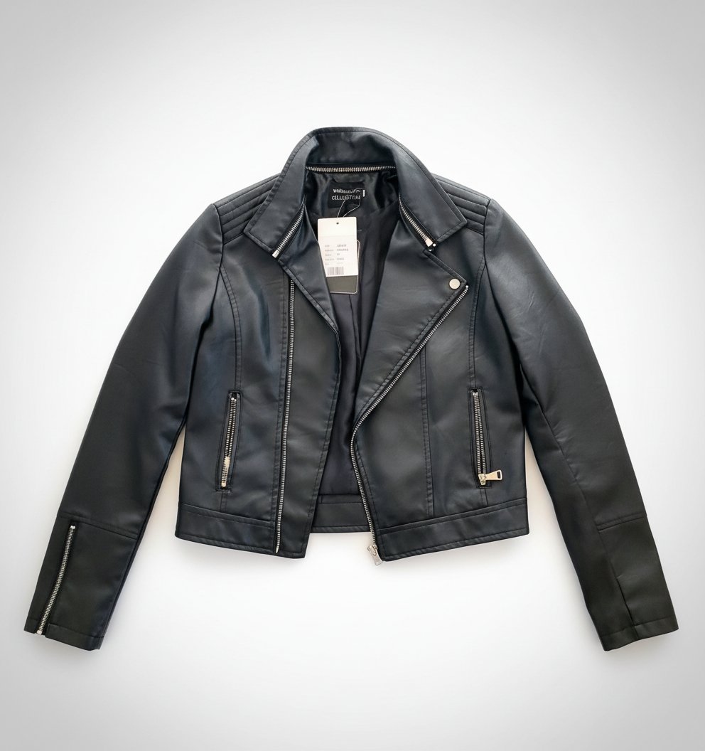 Veste neuve noir en semili cuir ✨️