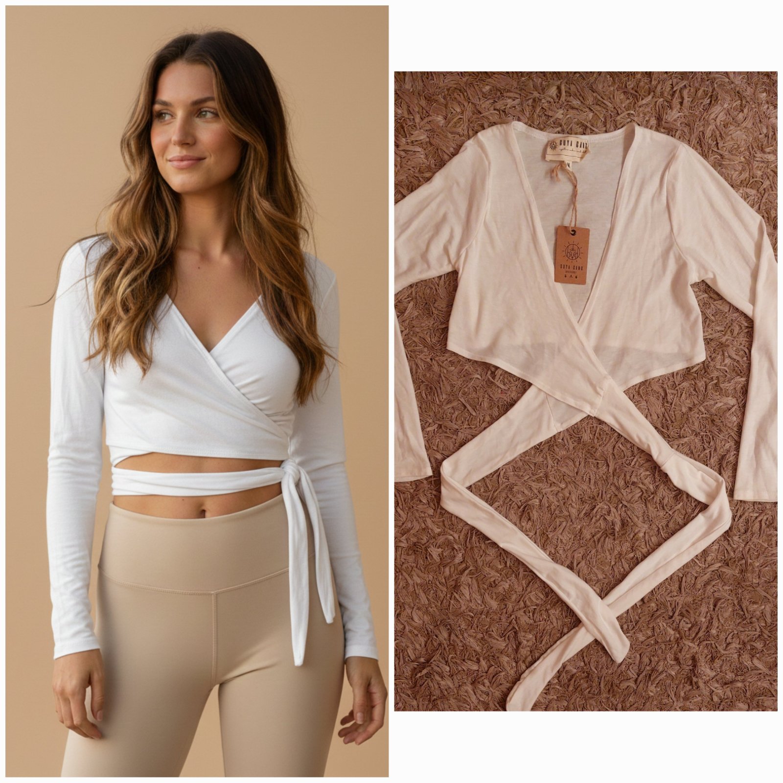 Top wrap de Yoga et Pilates ✨️