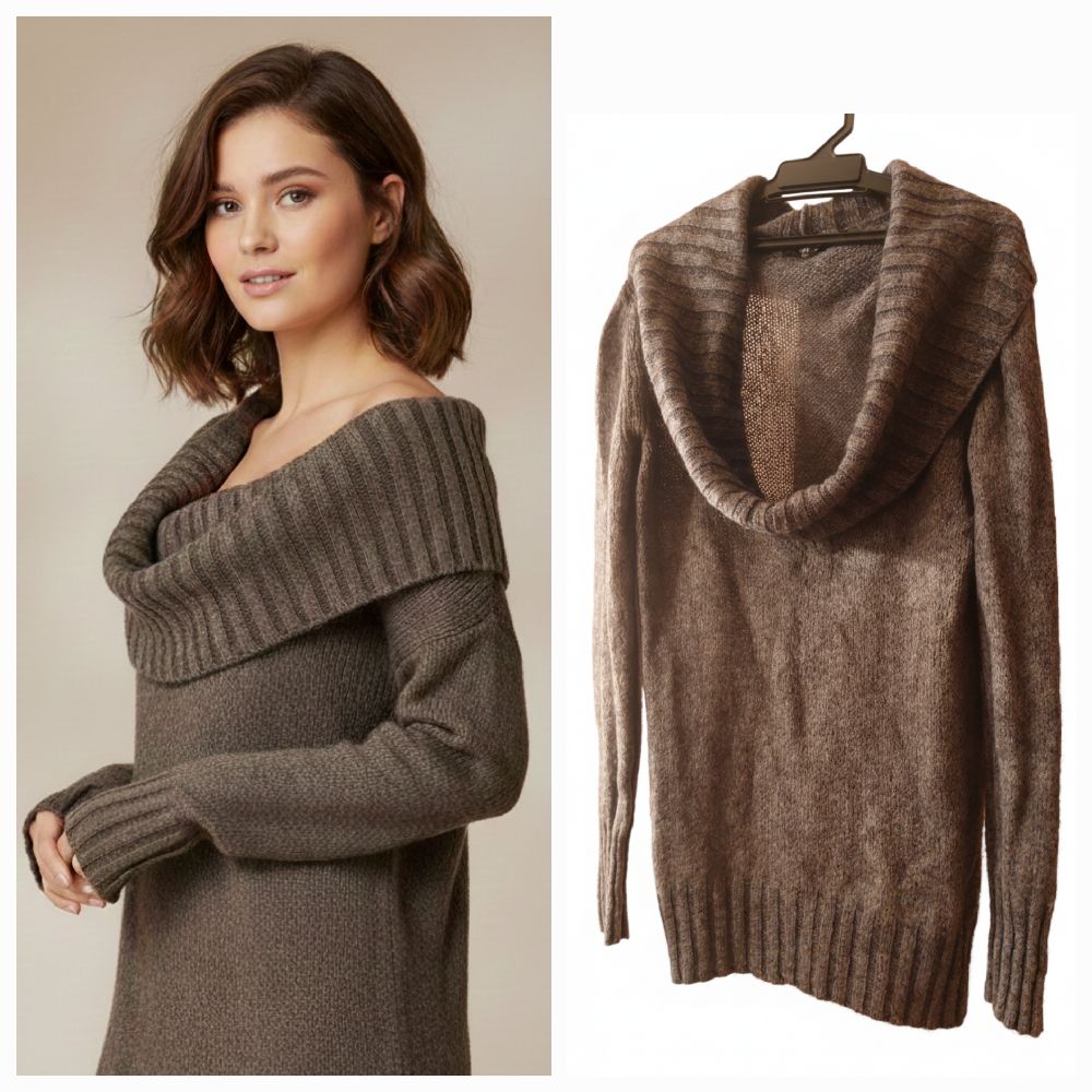 Pull long col bateau