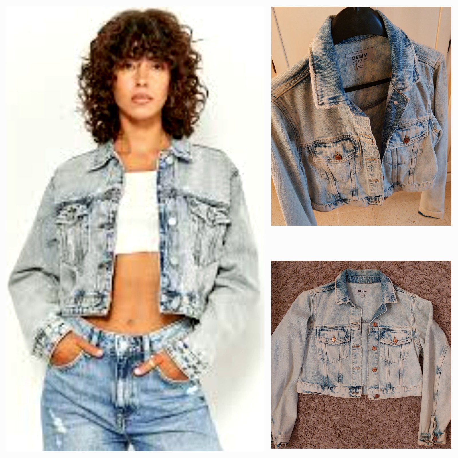 Veste denim Crop New Look ❤️