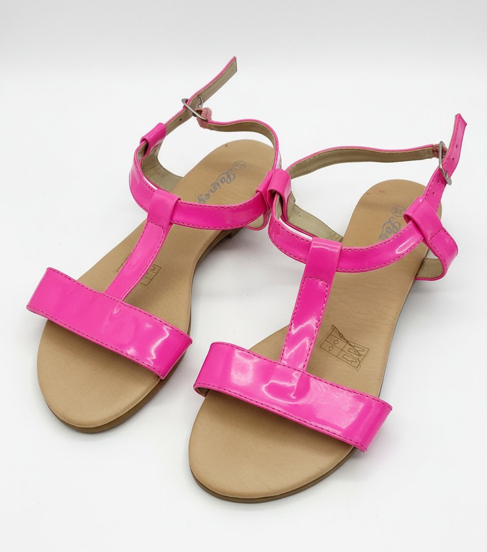 Sandales rose Fuchsia