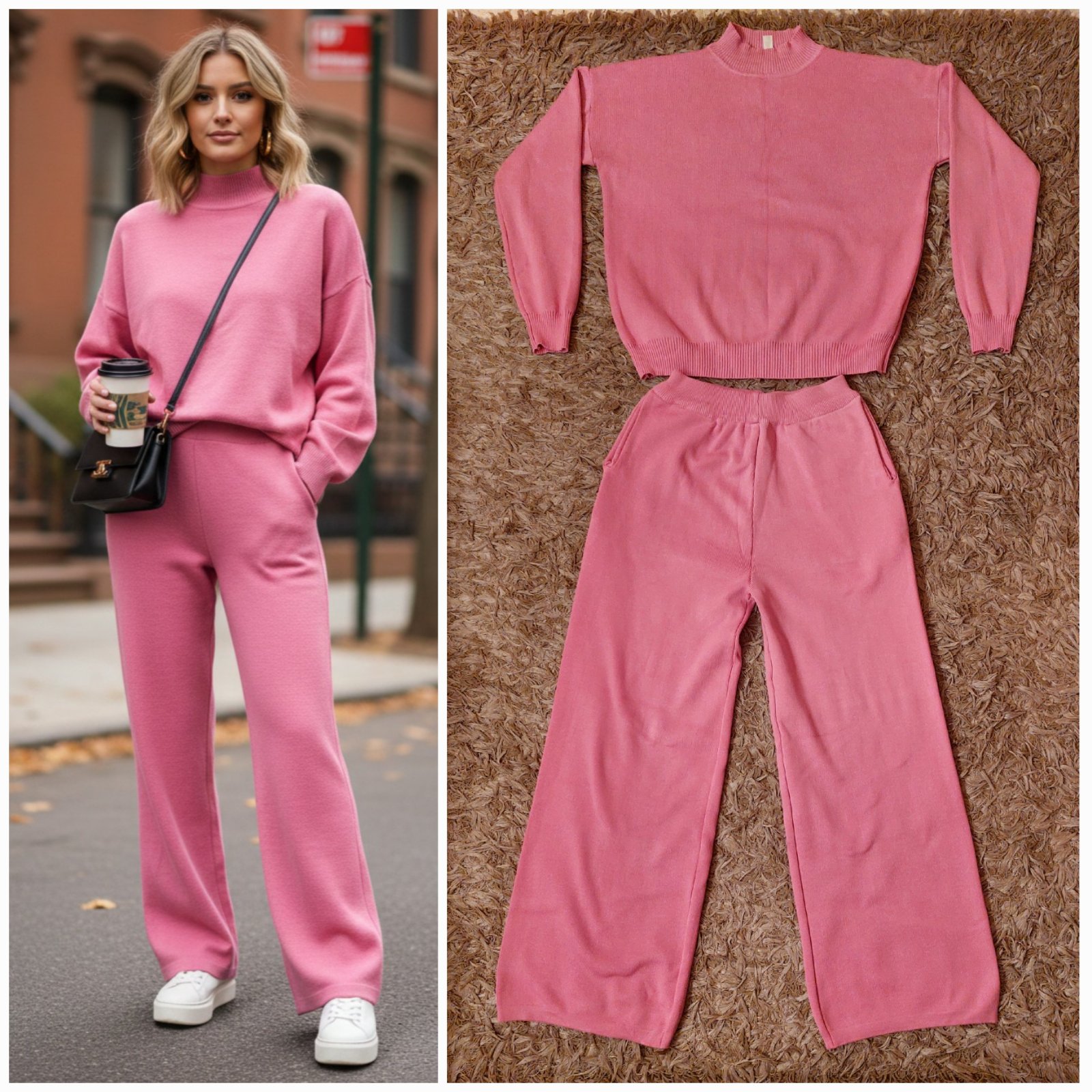 Set glamour en rose bonbon ❤️
