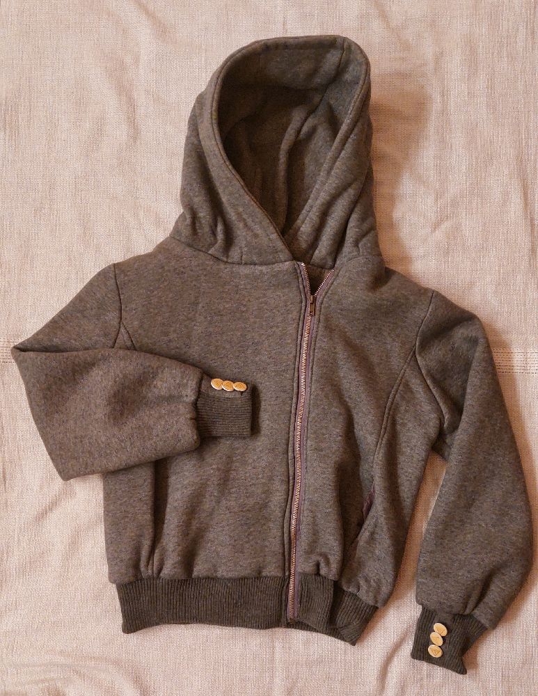 Veste dafdoufa zip incliné