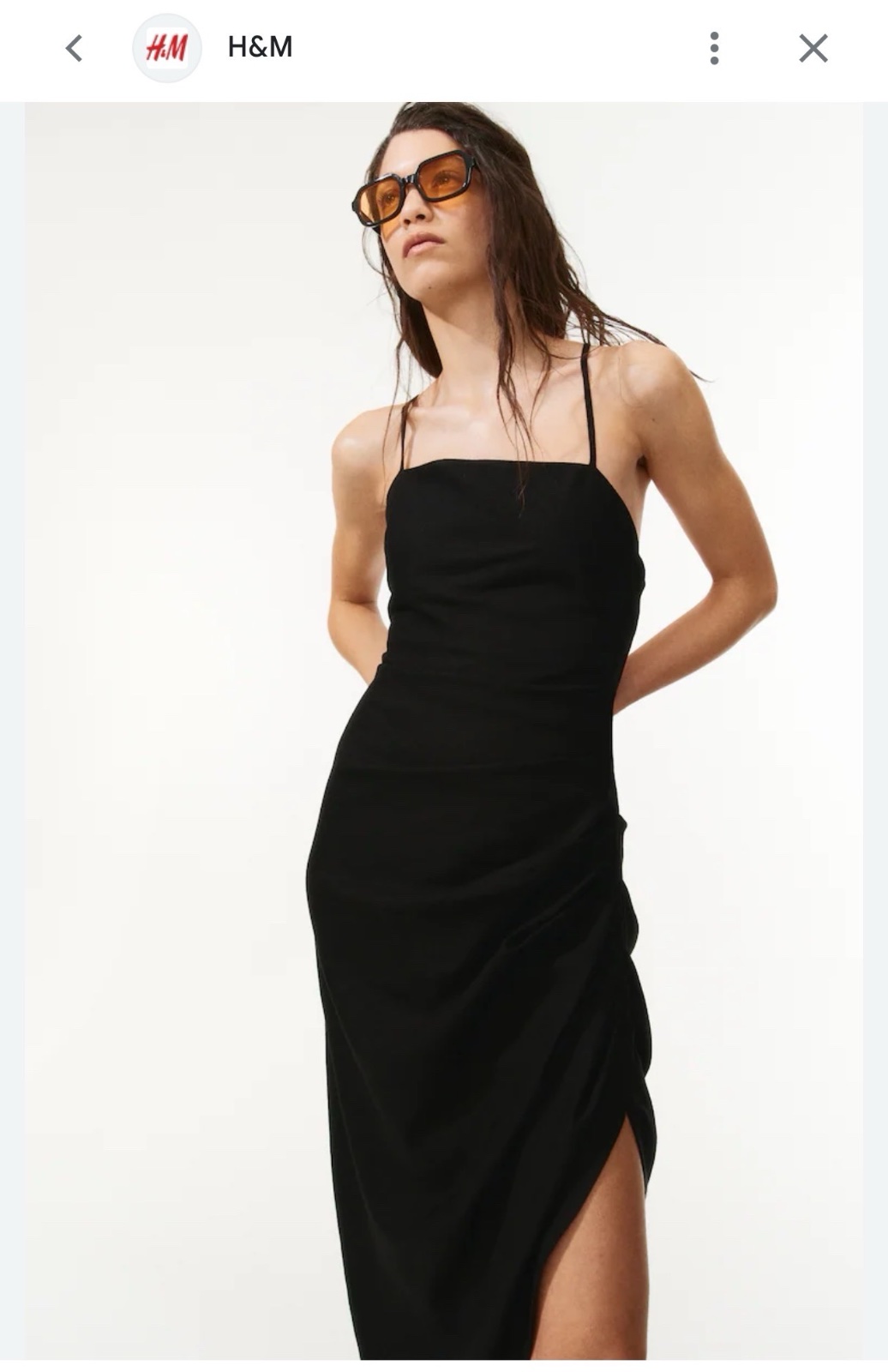 H&M midi dresse stylé