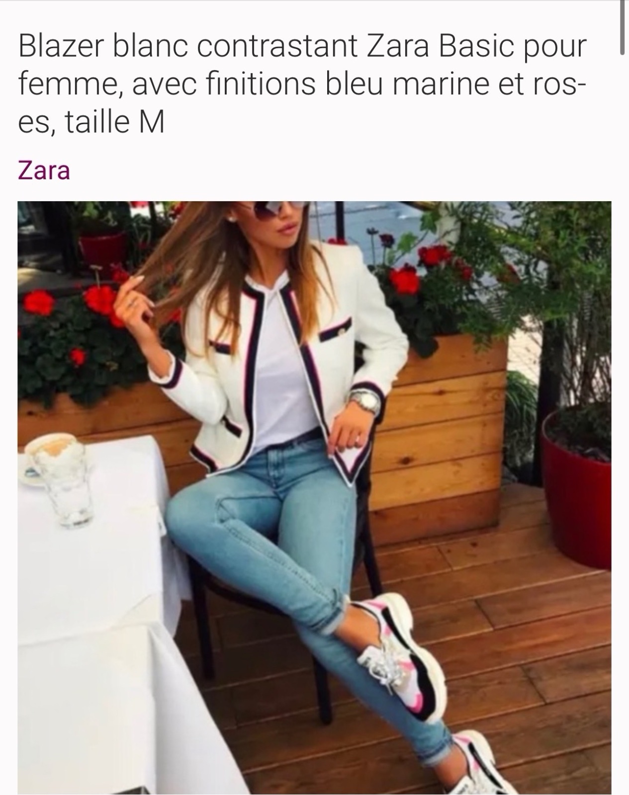 Zara blazer neuf