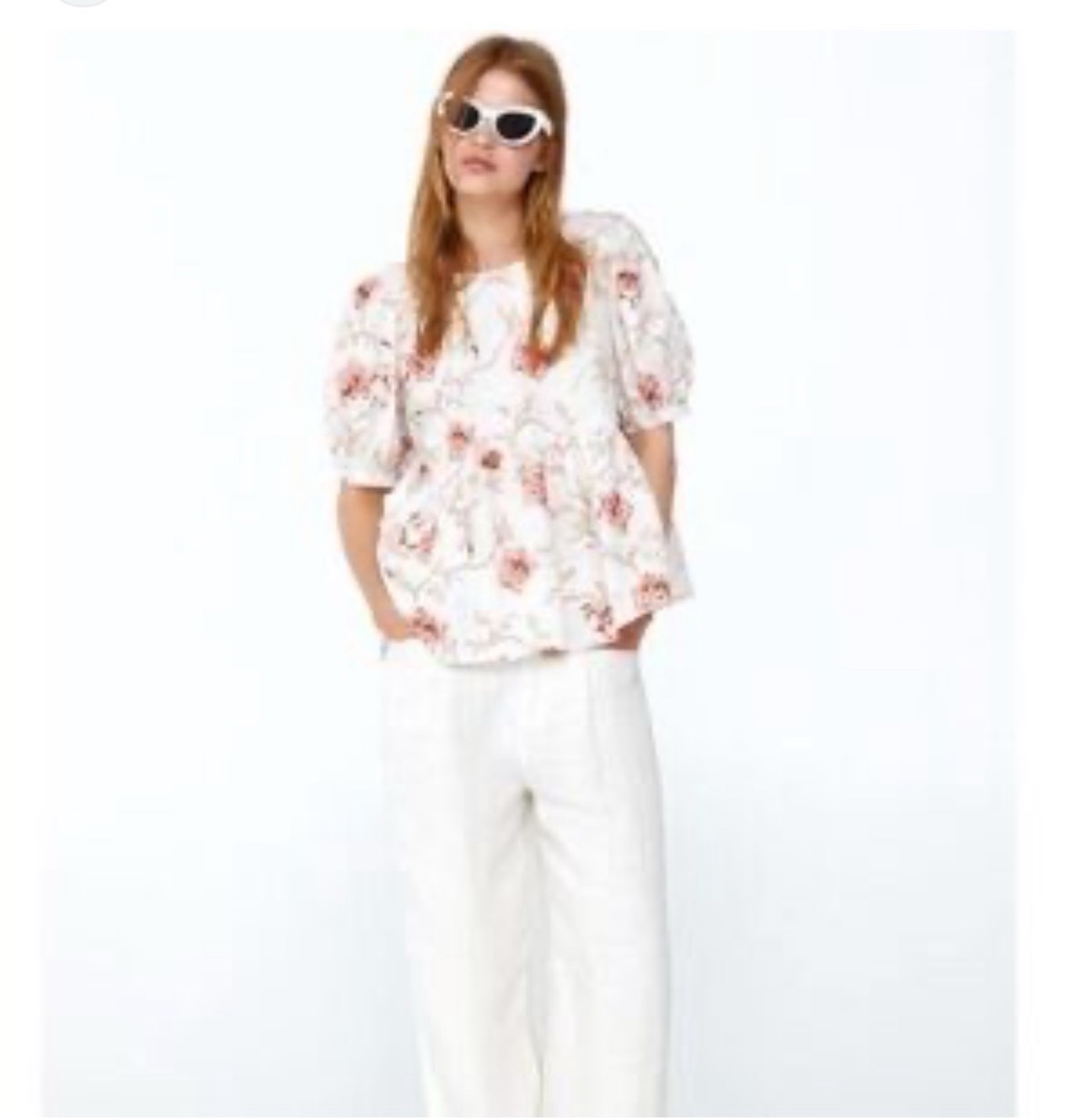Zara blouse floral neuf