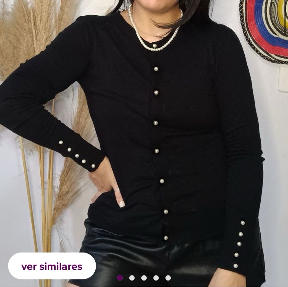 Zara cardigan a bouton perle neuf