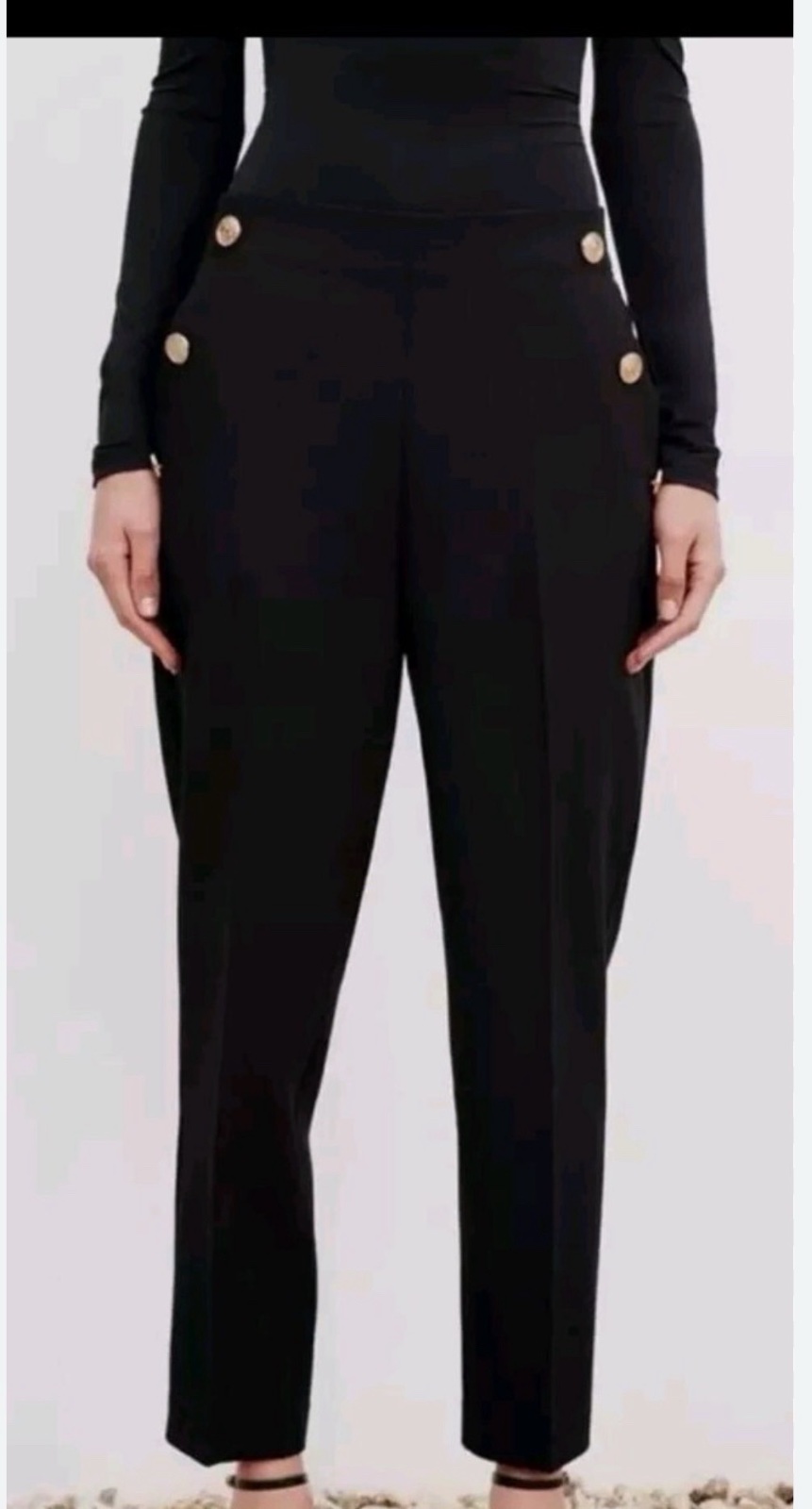 Zara pantalon a bouton neuf