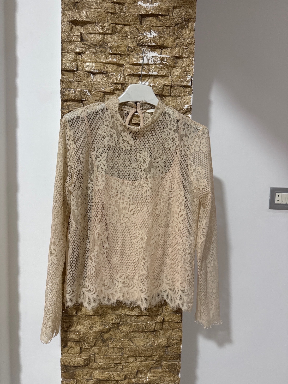 H&M blouse dentelle neuf