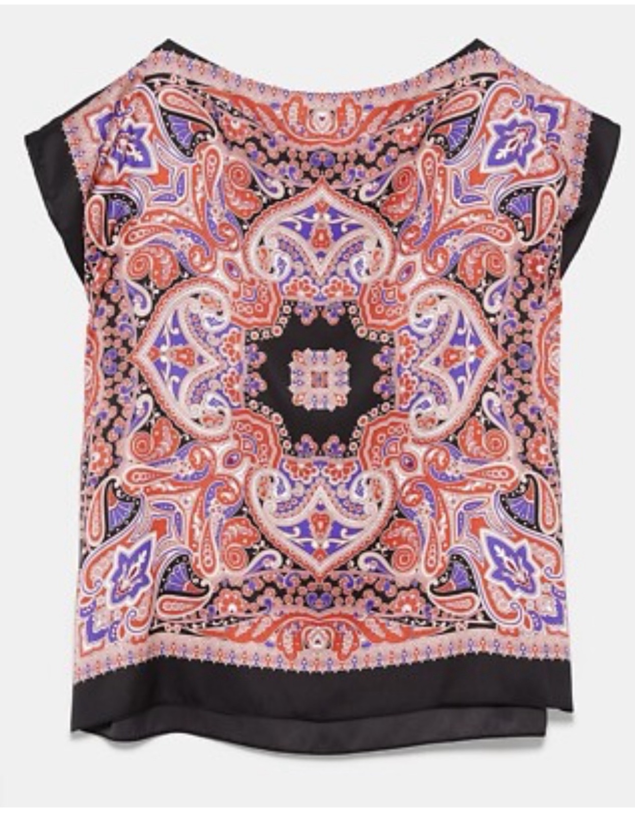 Zara haut satiné stylé neuf