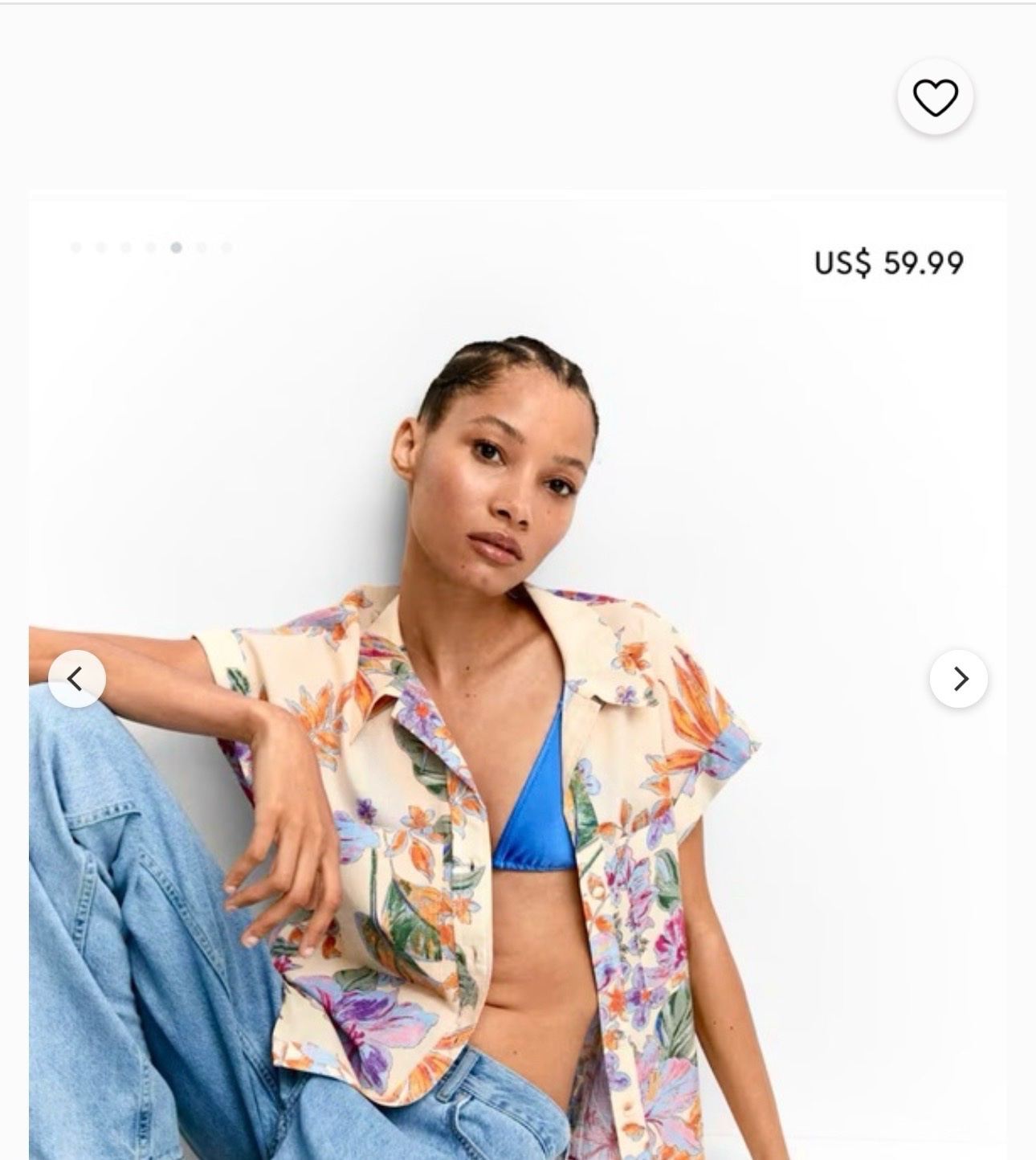 MNG chemise floral neuf