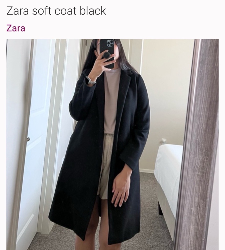 Zara manteau neuf