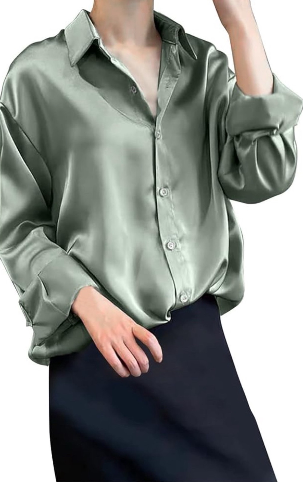 H&M chemise satiné neuf