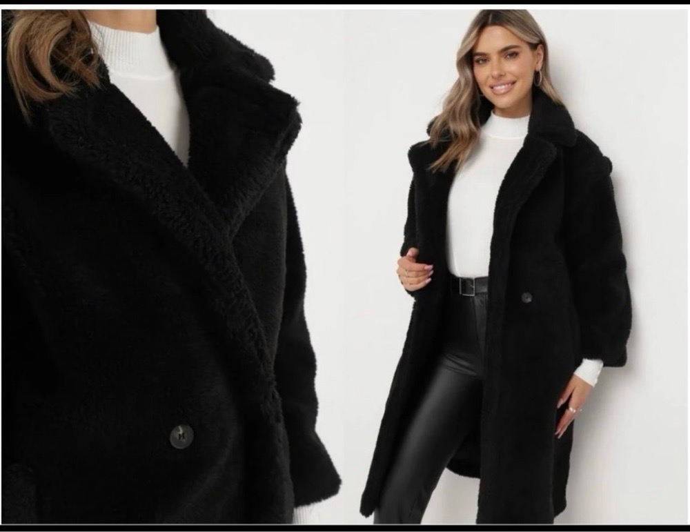 H&M teddy double boutonnage neuf