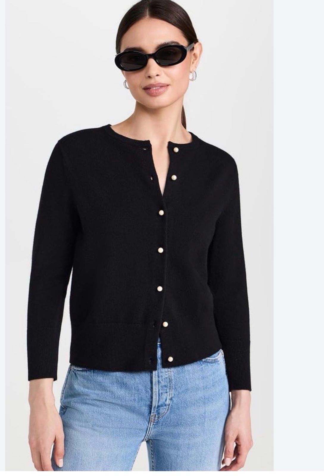 Zara cardigan a bouton perle neuf