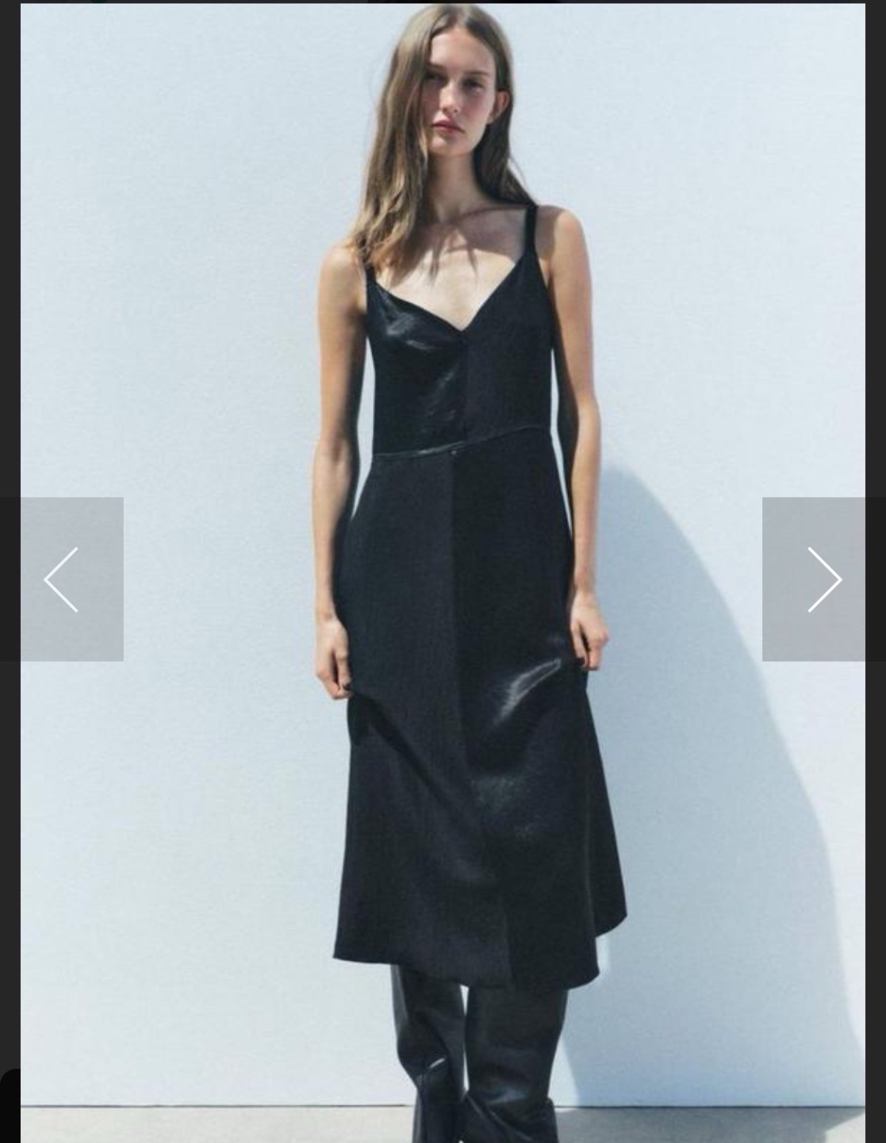 Zara robe satiné neuf