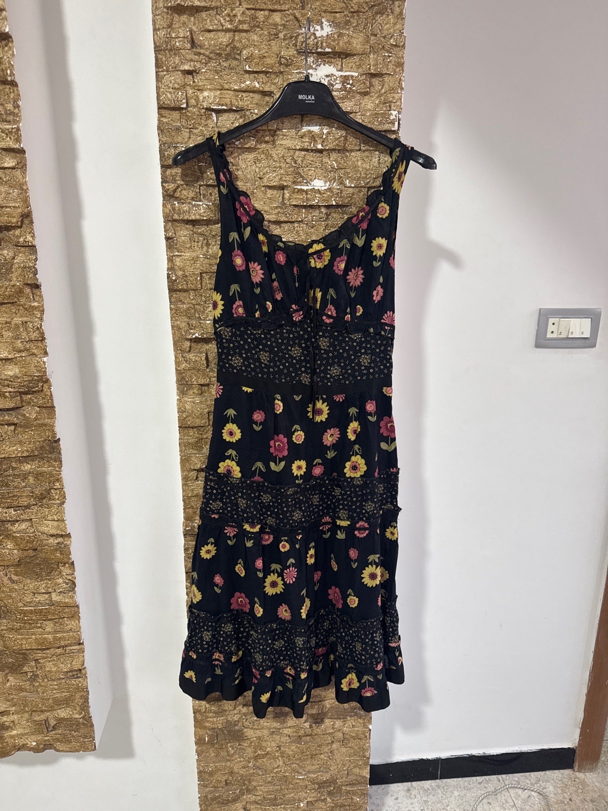 Moschino robe floral stylé 