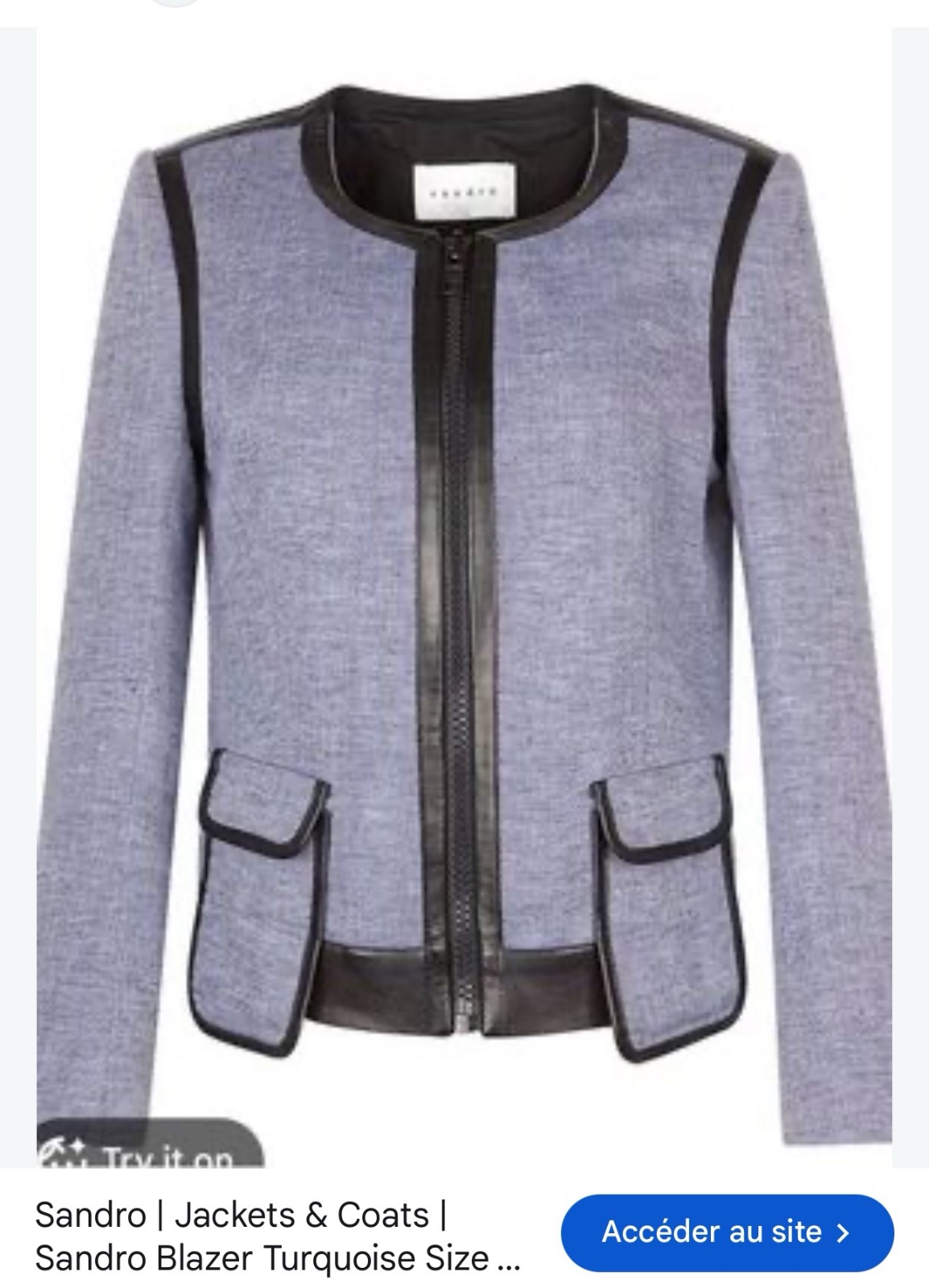 Sandro veste courte neuf