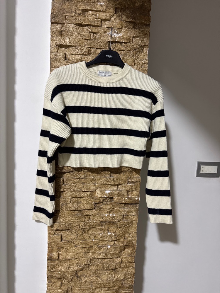 Bershka pull rayé neuf