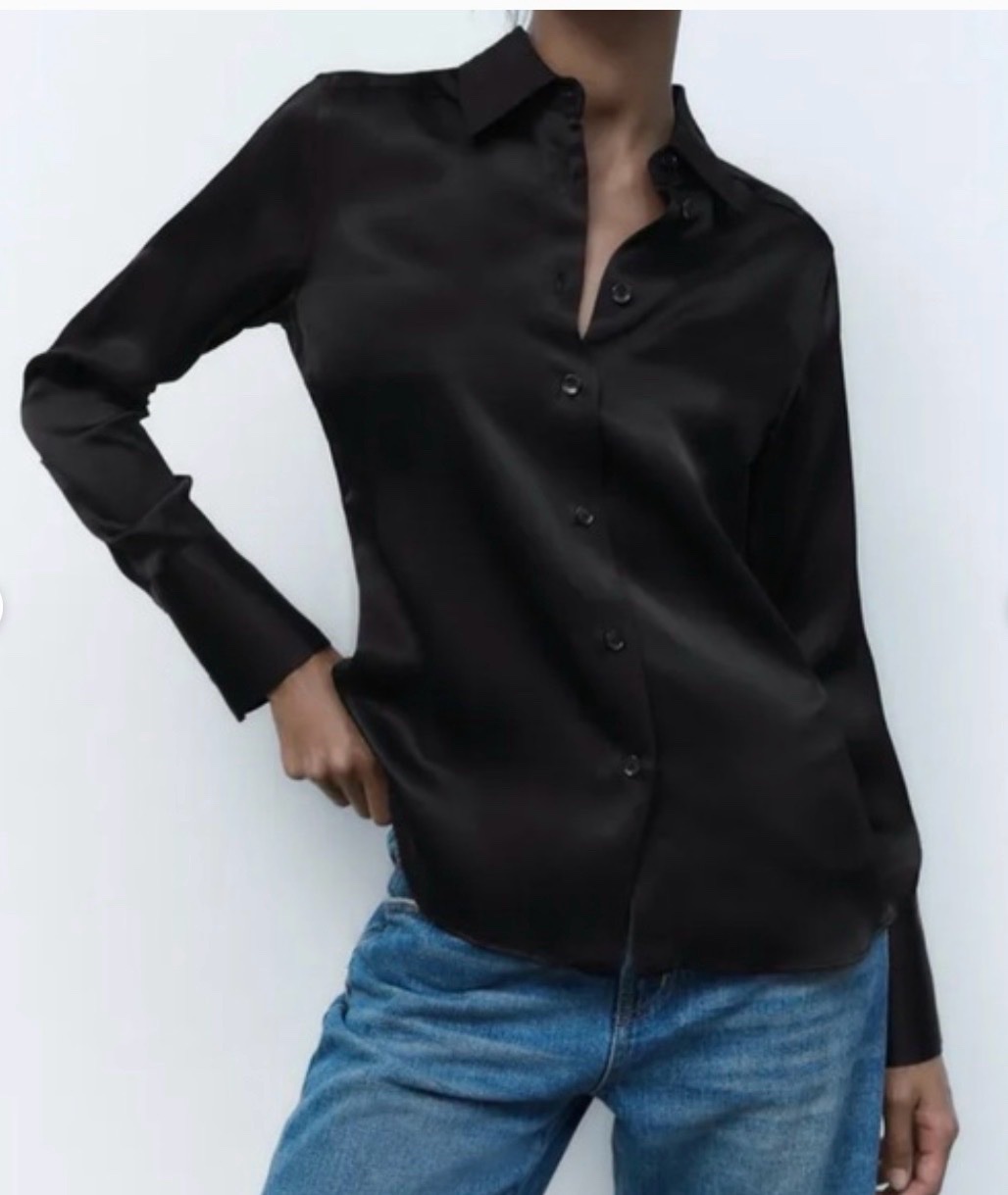 Zara chemise satiné neuf