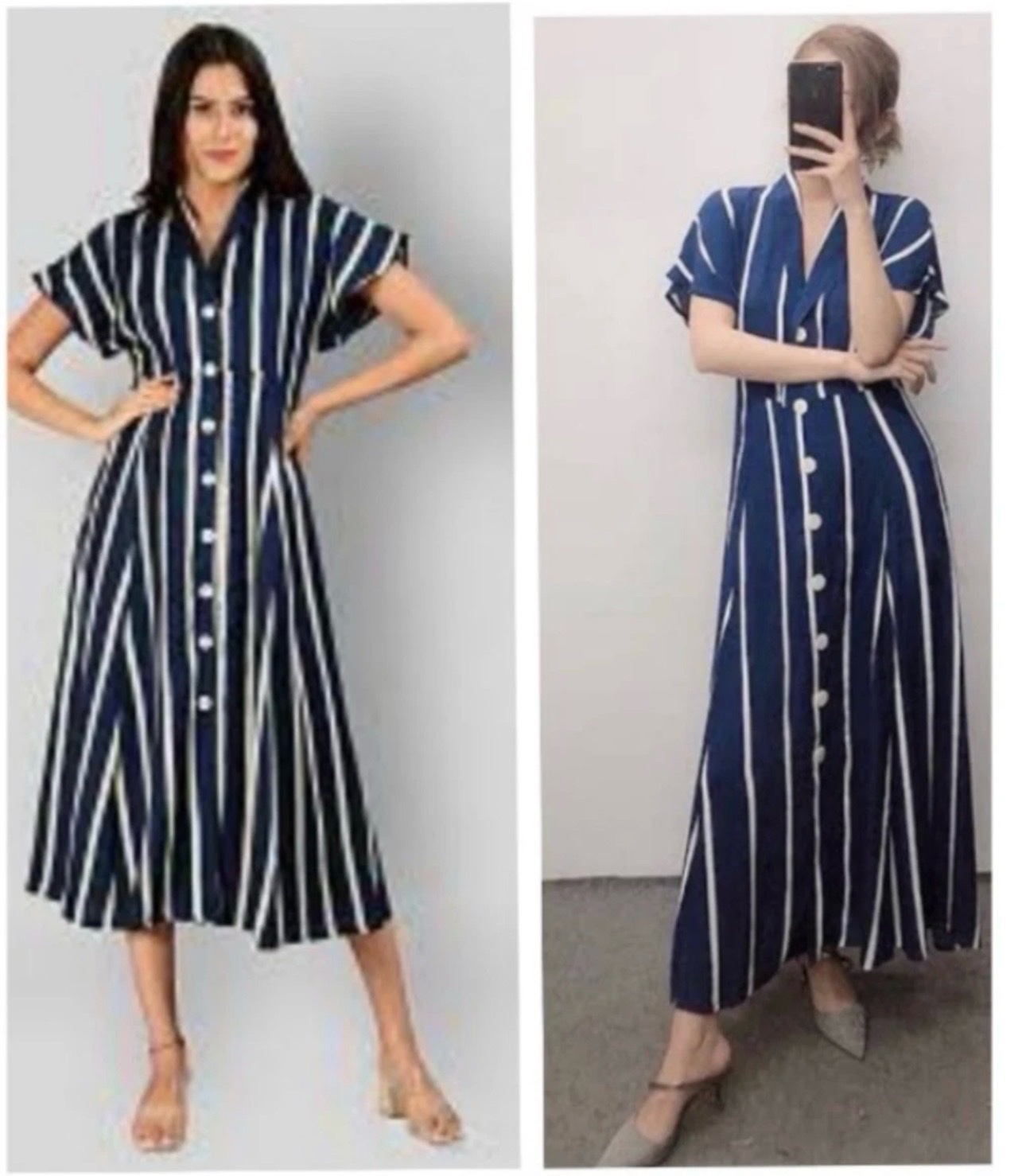 Zara robe chemise  rayé neuf