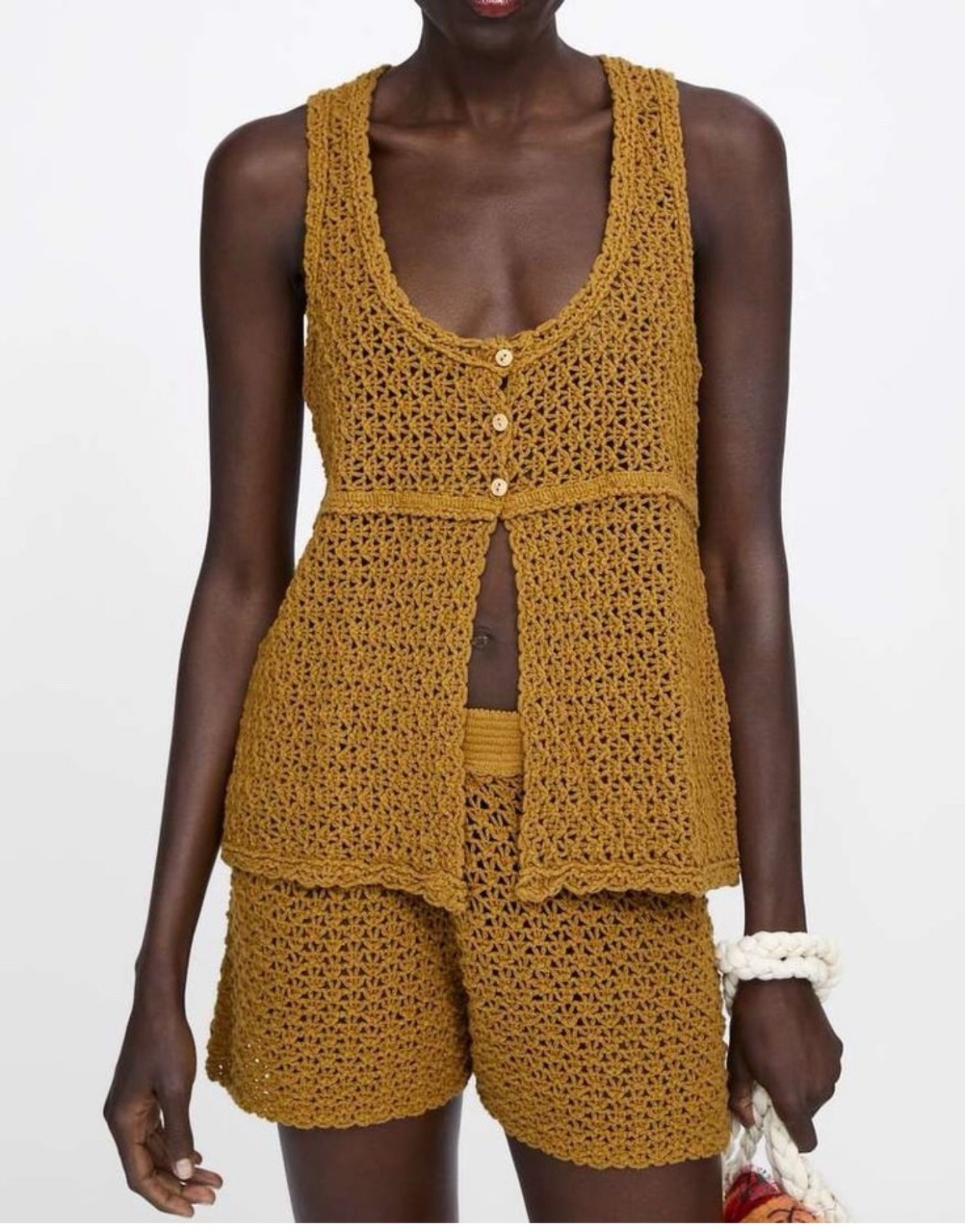 Zara cardigan en crochet neuf