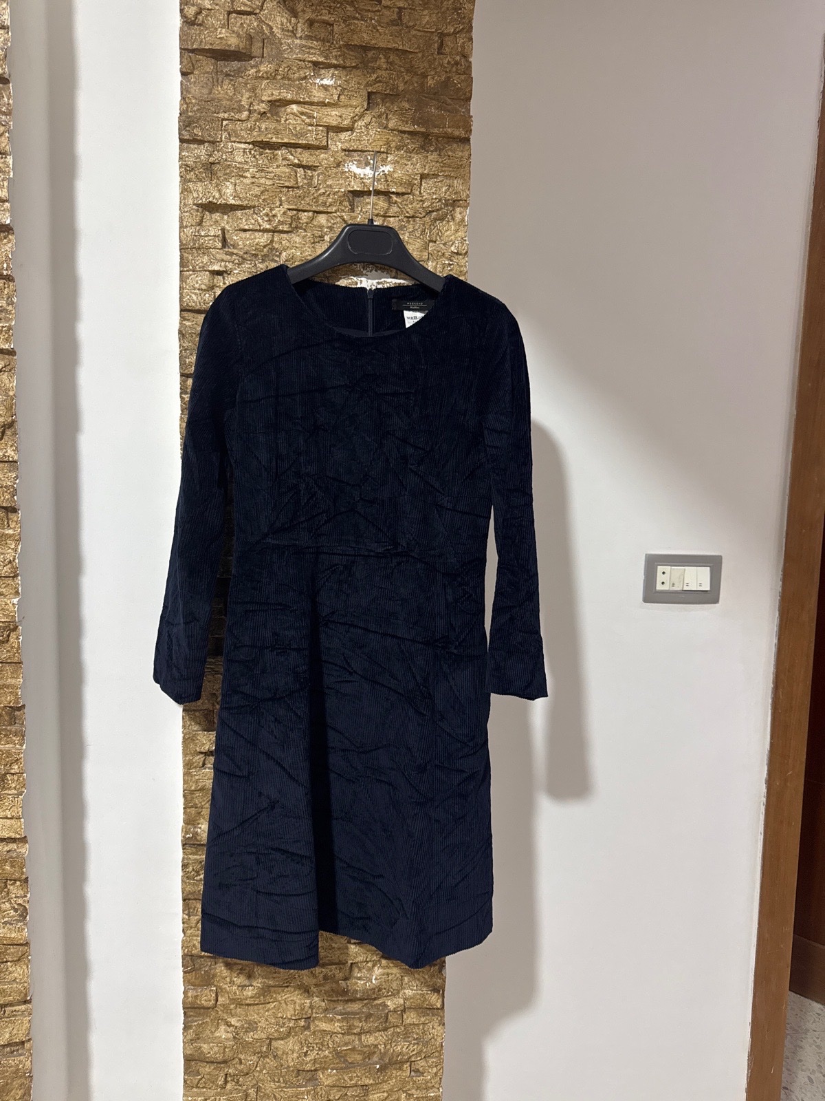 Wekend maxmara midi dress velvet neuf