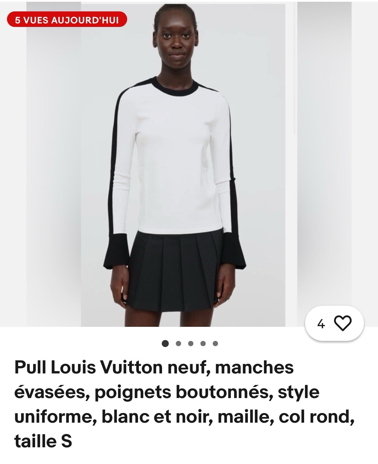 Louis vuitton pull stylé neuf