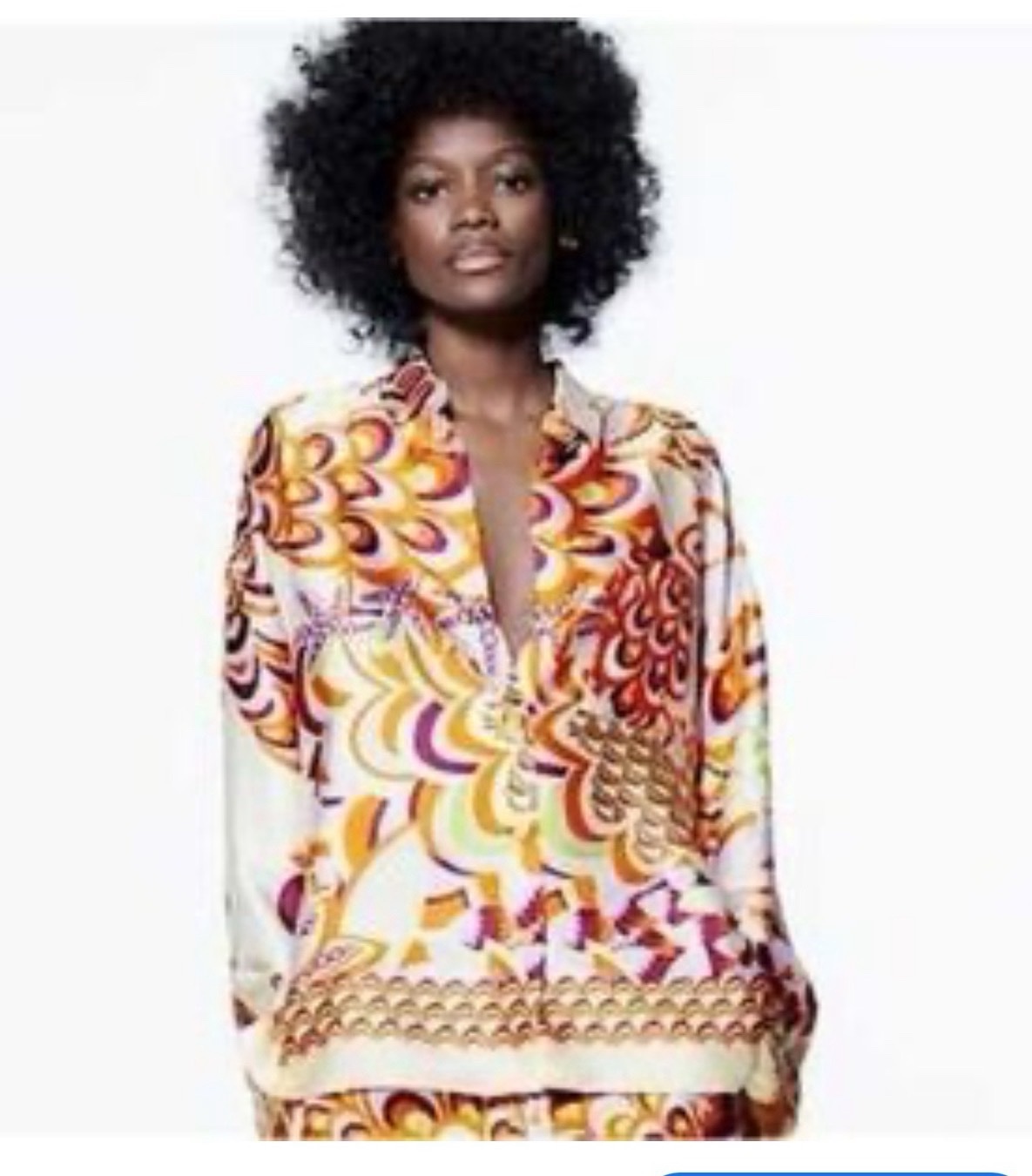 Zara chemise satiné neuf