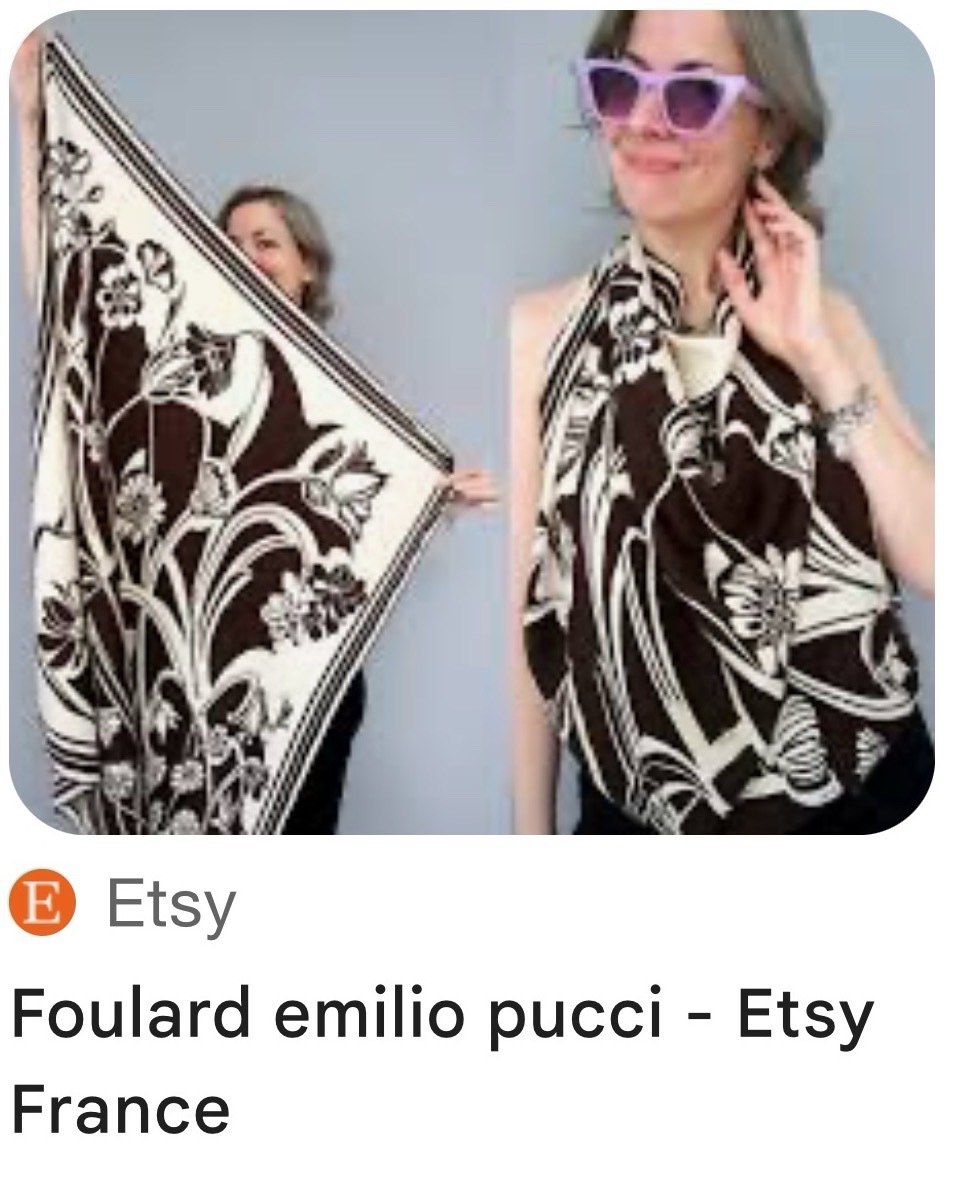 Emilio pucci foulard neuf