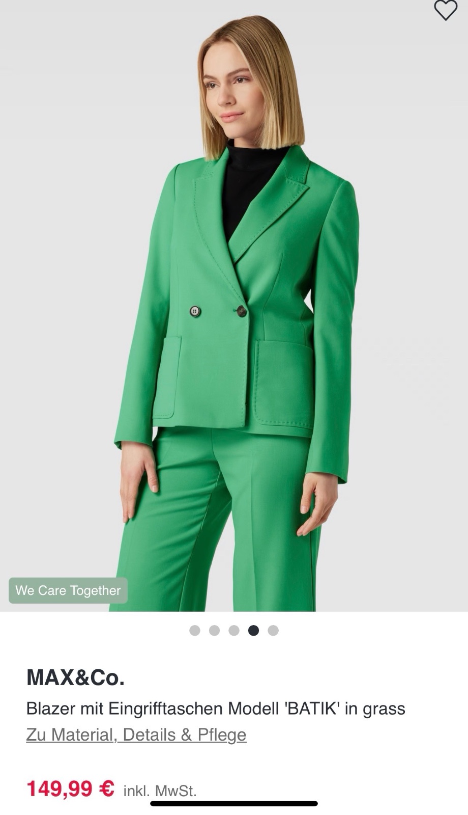 Max Co blazer double boutonnage neuf
