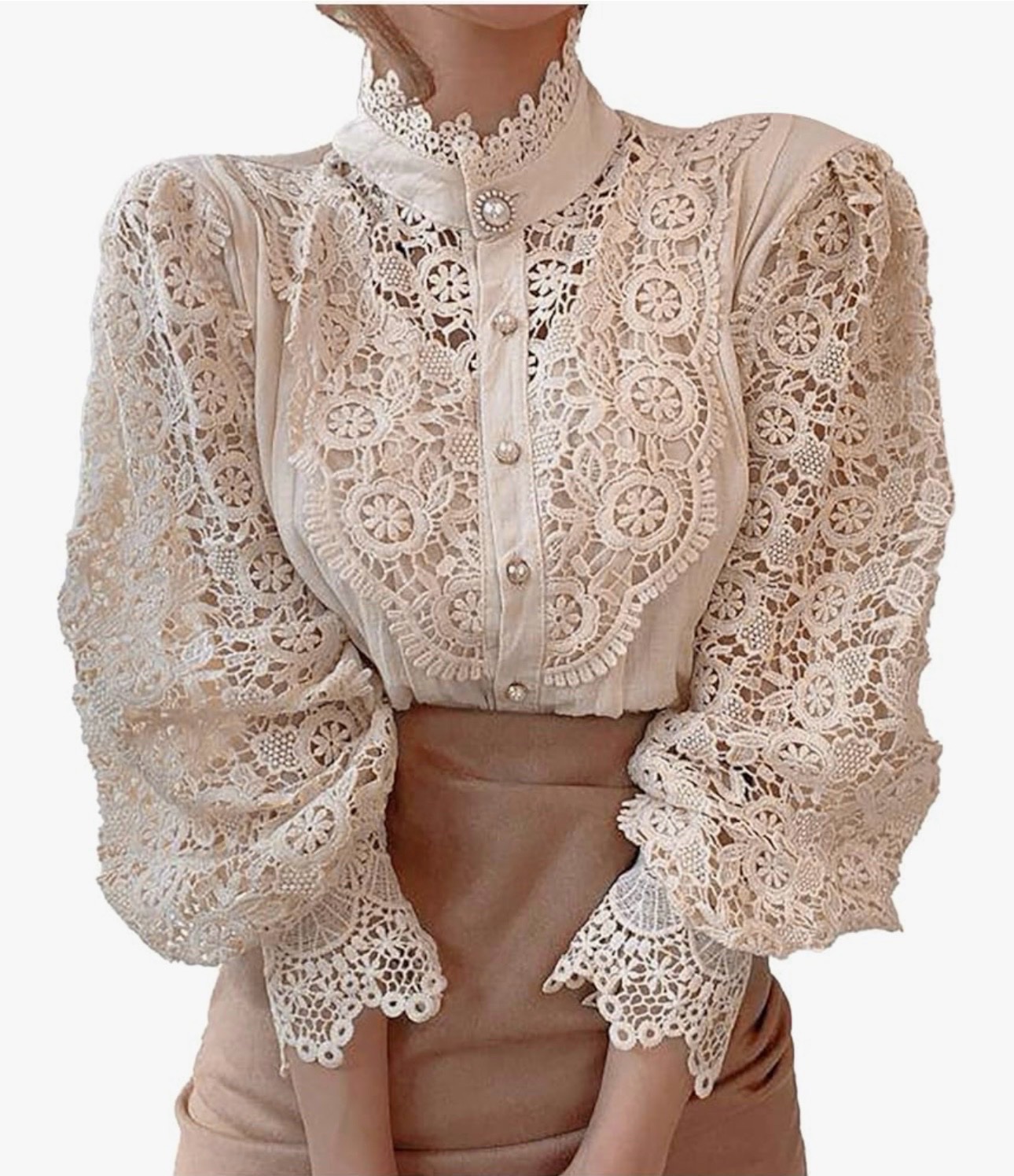 Elégant chemise en dentelle neuf